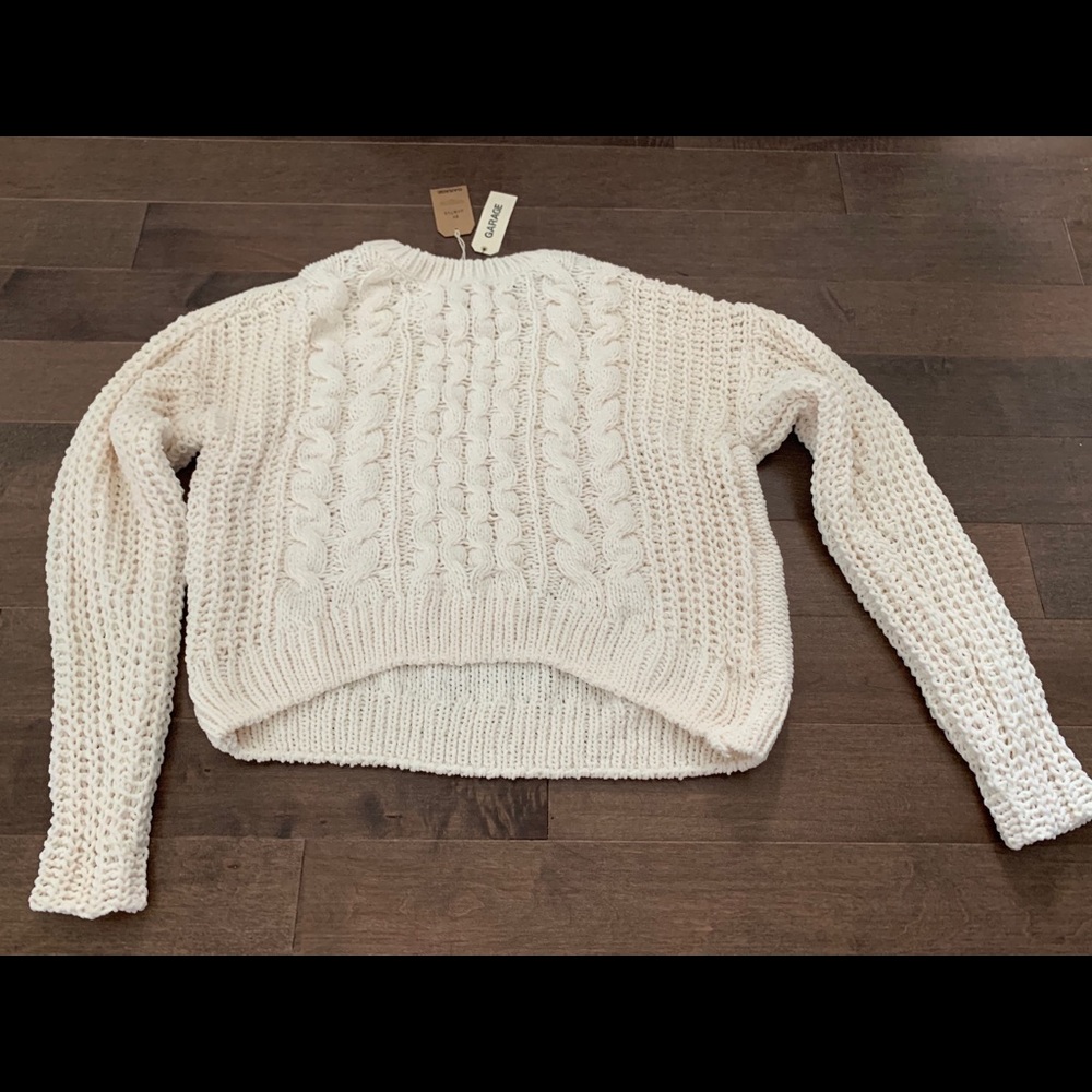 Garage Chenille Crew Neck Sweater